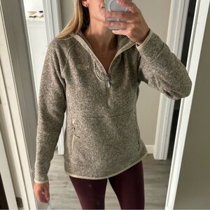 North Face half-zip, hooded pull-over